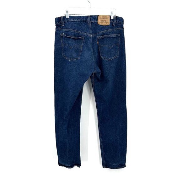 vintage 80s LEVIS jeans tapered 40505-0215 orange tab made in USA 36W 33L - Picture 5 of 11